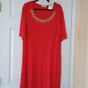 Red Midi Dress